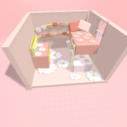 Pastel flower room