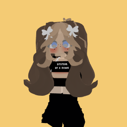 Super cute girl with bows