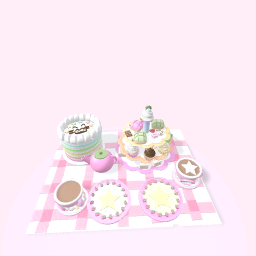// ~rainbow tea set!