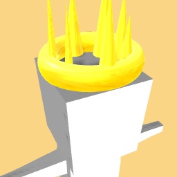 Spike gold crown