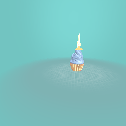 Unicorn princess cupcake