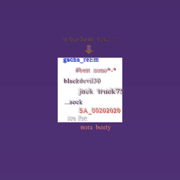 my best friends >///<