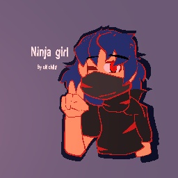 Ninja girl! -flebdoodle- challenge!