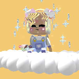 cute cloud girl