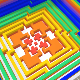 Rainbow maze