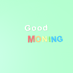 Good morning