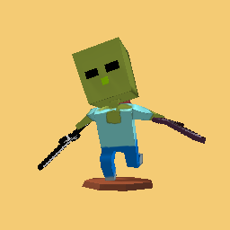 The real mincraft zombie