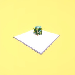 Vines on a building. Not very good.