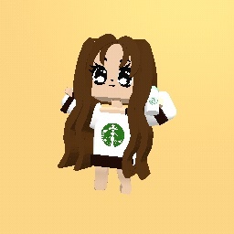 its for sale cute girl with a coffe  for 1  just follow and like for more