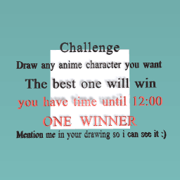 Challenge !!!!!!!!