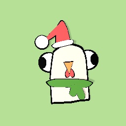 Christmas Chicken WITH SCARF!!!