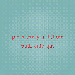 pink cute girl