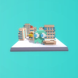 Ghost destroying city