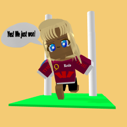Rugby girl from the queensland reds