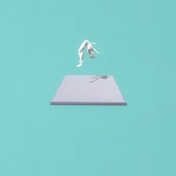 The backbend in mid air