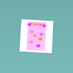 i love you card