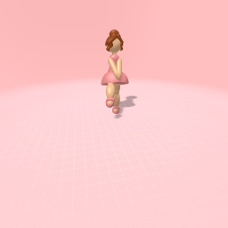 a girl danceing