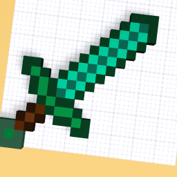 minecraft 鑽石劍