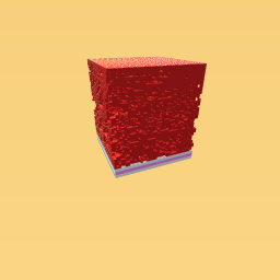 Destoyed cube