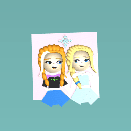 Elsa And Anna - Frozen 1