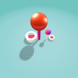 1. orange flavor 2. strawberry flavor with a lollipop  holder .