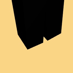 Black and white simple pants