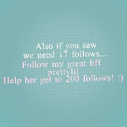 Follow this person.