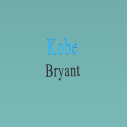 RIP Kobe