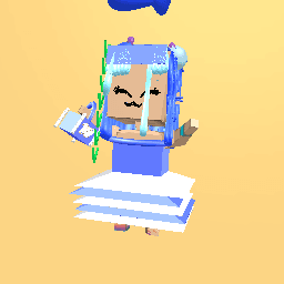 Me wearing my merch :>