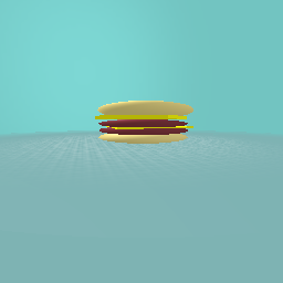 The double cheeseburger plain