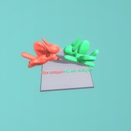 Fire dragon vs forest dragon