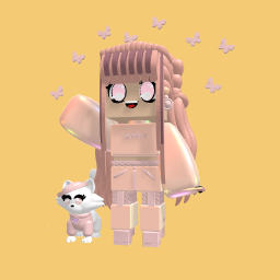 Pastel pink girl