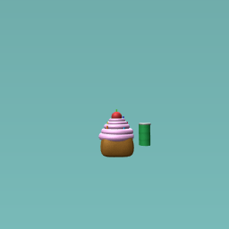 Cupcake and soda