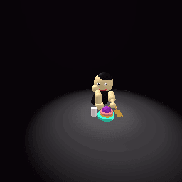 boy  eating   a    donut