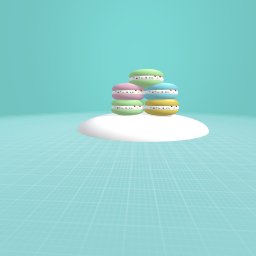 Macaroon plate