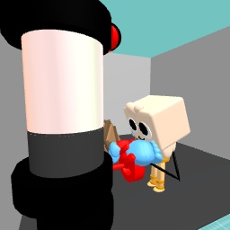 Goob doing a machine