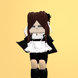 Me in a maid costume -///-