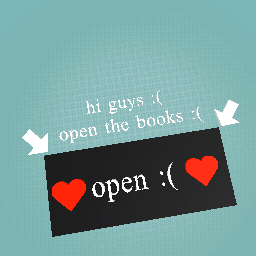 open the books