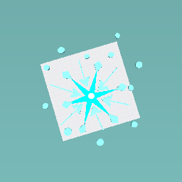 blue snowflake