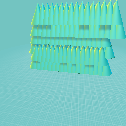 1440 cones in one desain