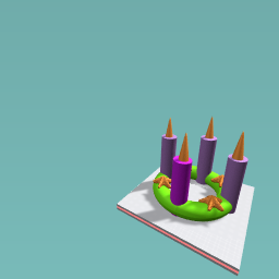 Advent Reef and Candles