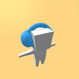 Blue headphones