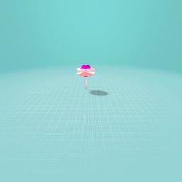 Bubble gum lollipop