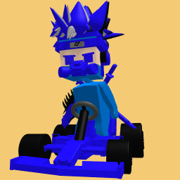 Blue Car And Blue Boy