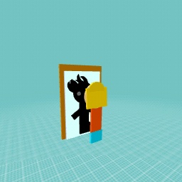 Girl with mirror monster