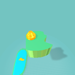 Duck pond and skyland