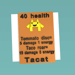 Tacats card