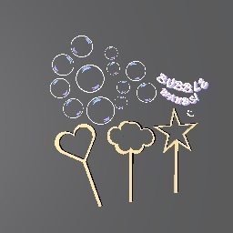 Bubble wands