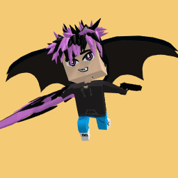 purple and black boy