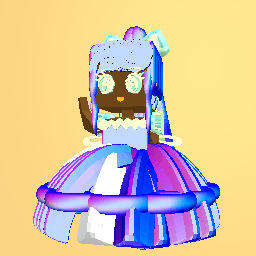 Midnight in her prom dress